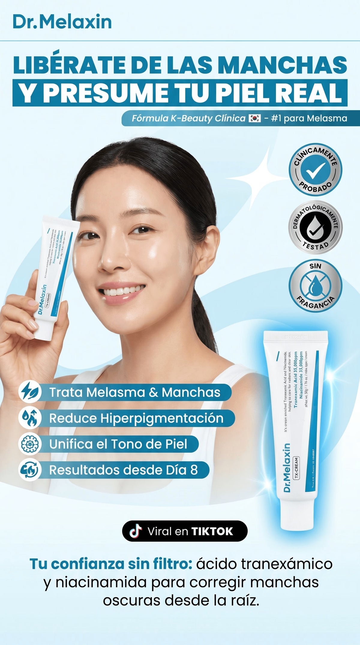 2X1 CREMA FACIAL-DR. MELAXIN TX-CREAM