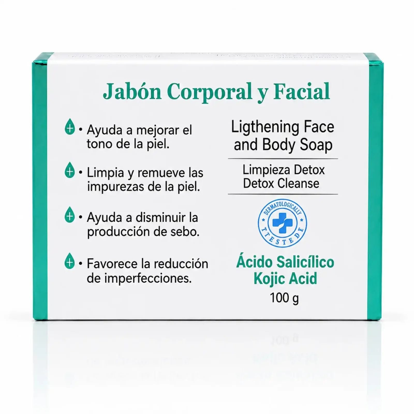 Jabón CLARÉ con ácido salicílico y kójico