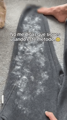 Guante recogiendo pelo